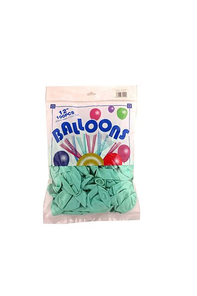 Party and Story 100pcs tiffany color balloon, size 12 inches