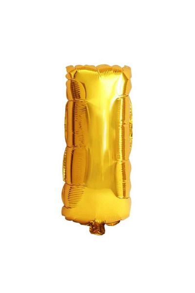 Party and Story Foil letter balloon, 32 inches, gold color, 80 cm