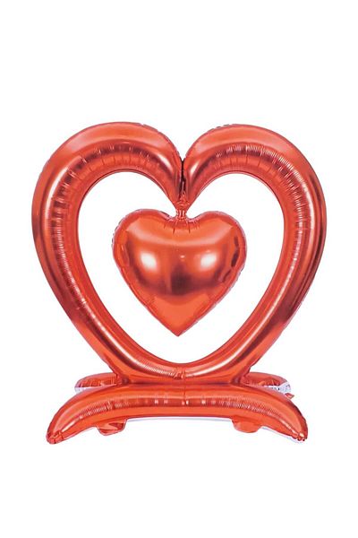 Party and Story 58 inch heart foil balloon