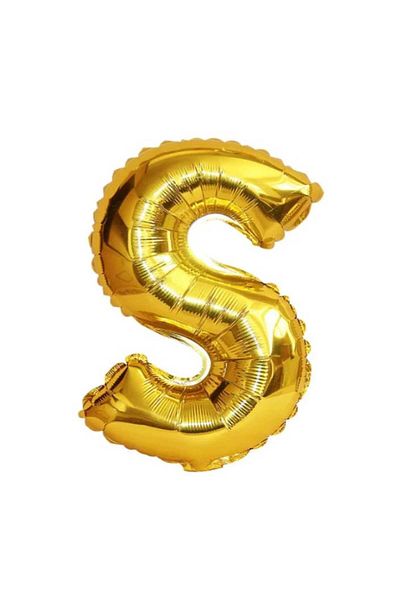 Party and Story Foil letter balloon, size 42 inches, gold color, 110 cm