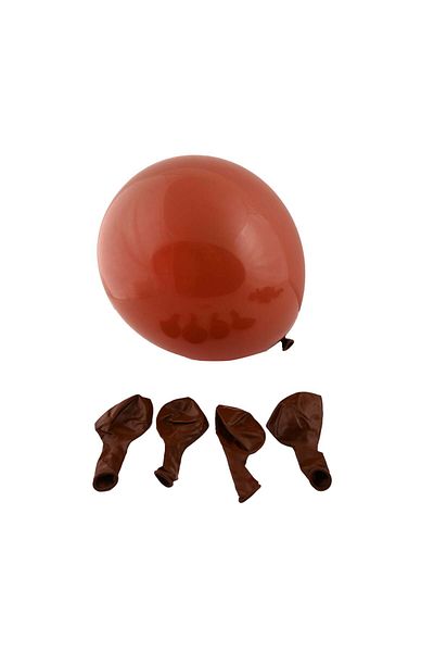 Party and Story 100pcs balloon, coffee color, 12 inches