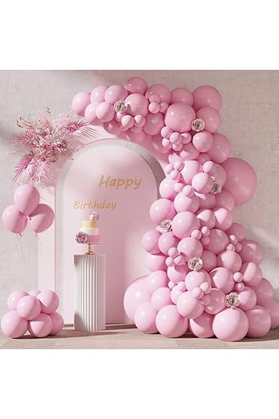 Party and Story 50 pieces, 5 inch balloon, pink color