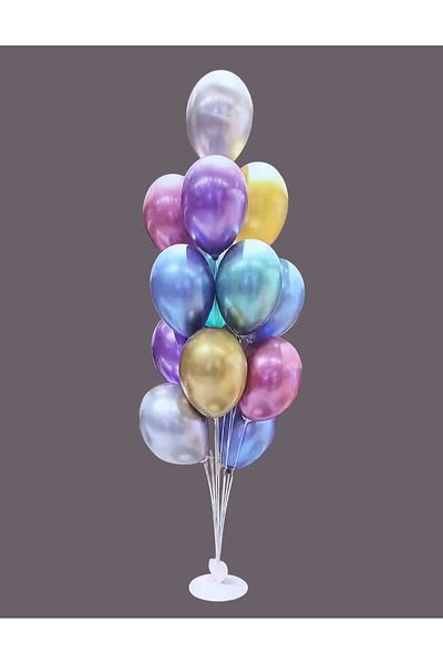Party and Story Balloon holder measuring 110cm*20cm with a set of 12 pieces of 12-inch balloons