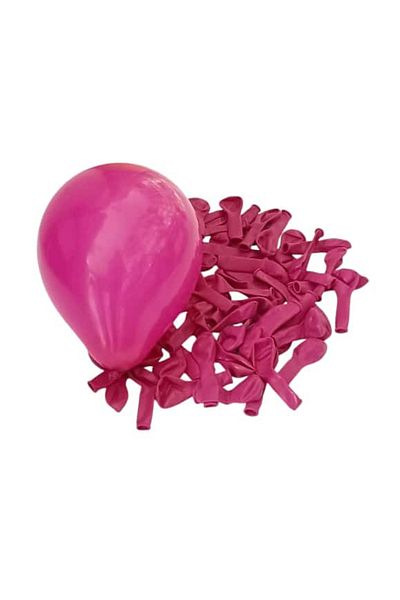 Party and Story 50 pieces, 5-inch balloon, fuchsia color