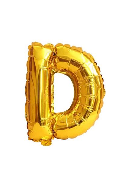 Party and Story Foil letter balloon, 32 inches, gold color, 80 cm