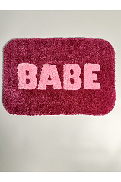 Verlora Studios “babe” Yazılı El Yapımı Tufting Halı, Paspas