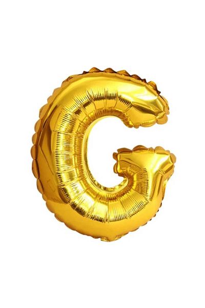 Party and Story Foil letter balloon, size 42 inches, gold color, 110 cm