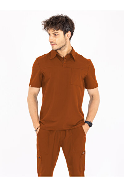 VITA UNIFORM Polo Yakalı VITA Scrubs Medikal Forma Erkek Üst Giyim