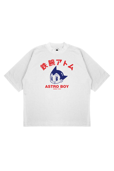 PURE EFFECT Unisex oversize ASTRO BOY majica sa printom, širokog kroja, od de...