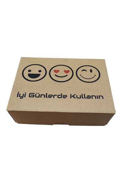 Okyanustech 10'lu E Ticaret Karton Kargo Kutusu 17x12,5x5,5 cm "İyi Günlerde Kullanın"