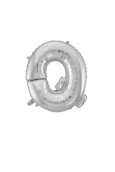 Party and Story Foil letter balloon, size 42 inches, silver color, 110 cm