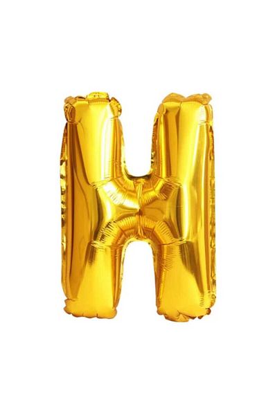 Party and Story Foil letter balloon, 32 inches, gold color, 80 cm