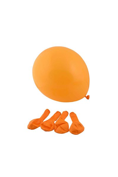 Party and Story 100Pcs Shiny Orange Balloon
