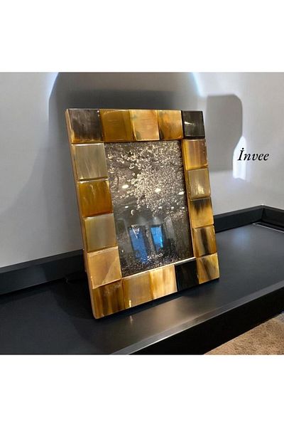 Invee 25X20 cm Real Bone Decorative Frame