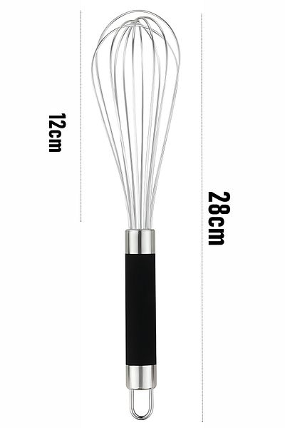 Transformacion Carbon Steel Whisk 304 Stainless Steel Egg and Sauce Whisk Whisk 721751