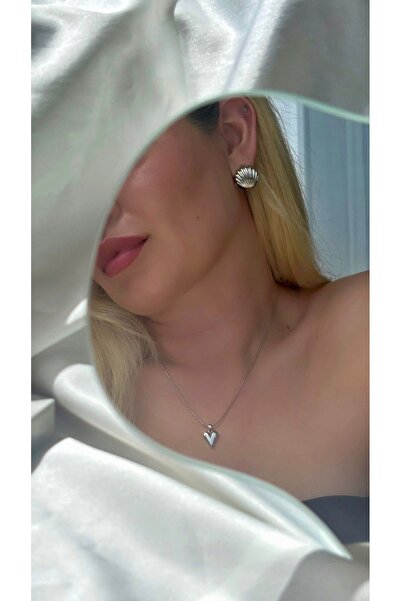 CC Gümüş İstridye Küpe