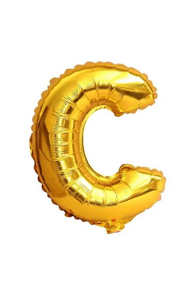 Party and Story Foil letter balloon, 32 inches, gold color, 80 cm