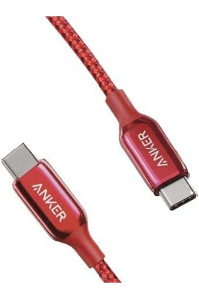 Anker Powerline+ Iii USB C To USB C (6Ft) - Red