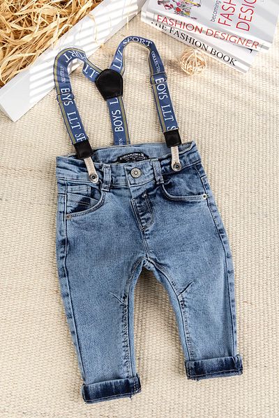 Babymod Strappy Denim Stylish Denim Baby Boy Pants