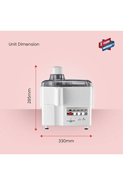 Sanford خلاط طعام متعدد الوظائف 4 في 1 من سانفورد، أسود