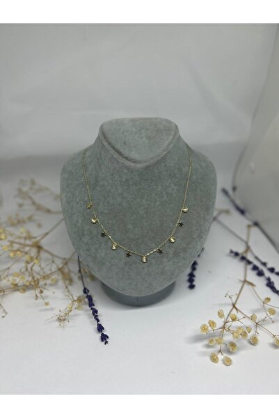 ısıkkonya Paslanmaz Kararmaz Altın Kaplama Kolye [alerji Yapmayan Ürün]