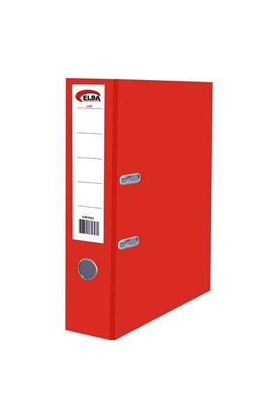 ELBA Red Wide Plastic Office Folder