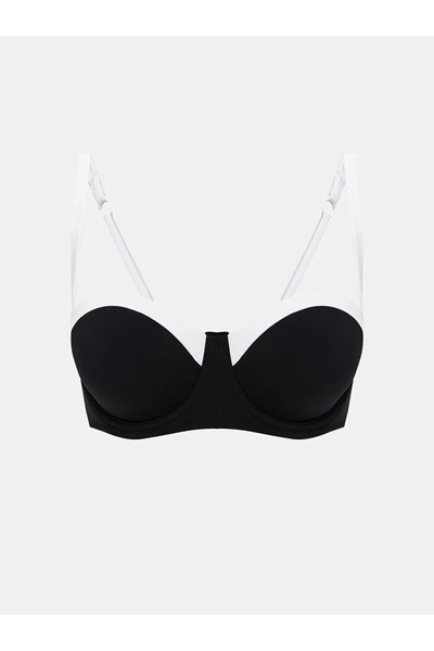 LC Waikiki Lcw Dream Black Strappy Women's Bikini Top
