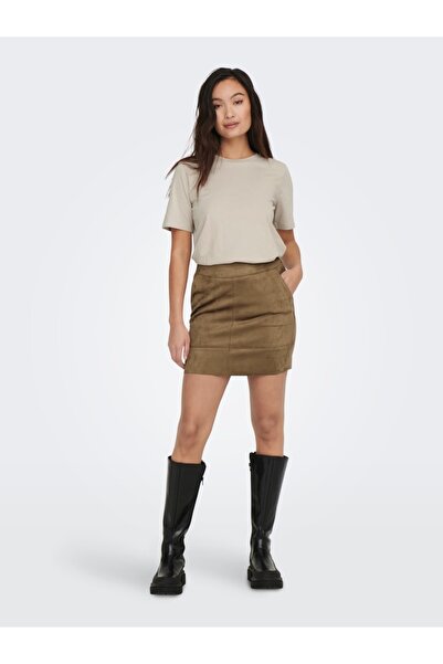 ONLY Onlonly S/S Tee Jrs Noos Women's Gray T-Shirt - 15270390