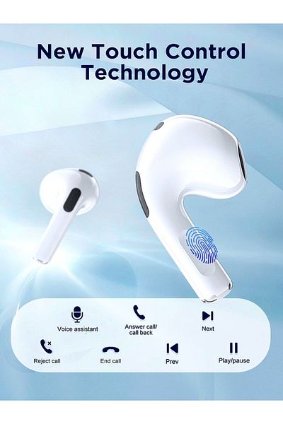 Joyroom سماعات أذن Tws-4 بتقنية بلوتوث 5.2 لاسلكية وشحن سريع