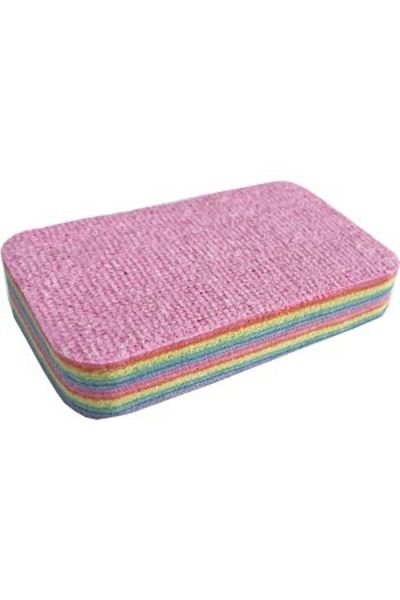 Venus Dsh Rainbow Microfiber Sponge 12X7 Cm, 12 Layers