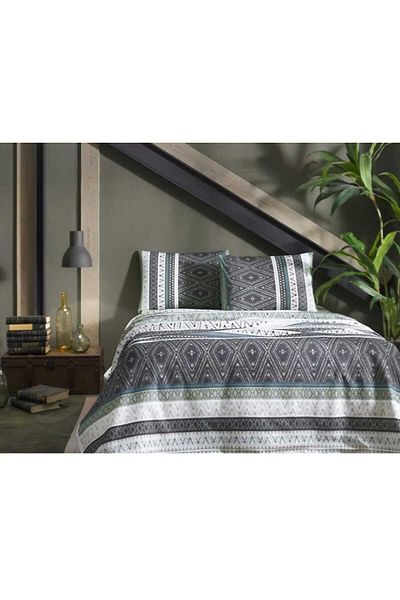 Taç Crown Double Personality Printed Pique Set Sadler