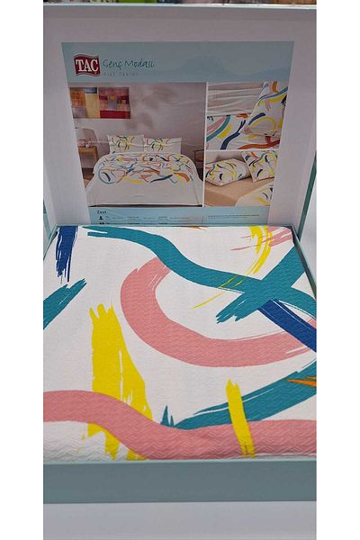 Taç Crown Double Personality Printed Pique Set Zest