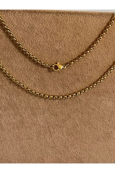 Rupen Kraft 316 L Surgical Steel Gold Model Gold Color Stainless Tarnish Steel Chain