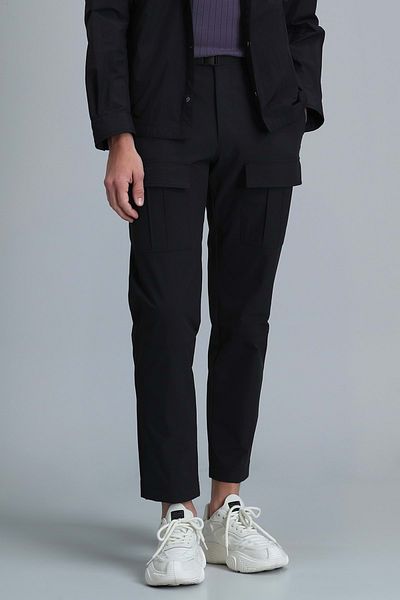 Lufian 111190332 Road Jogger Pants Tailored Fit Men's Trousers Black