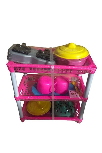 Genel Markalar Best Toys Üç Katlı Mutfak Sepeti