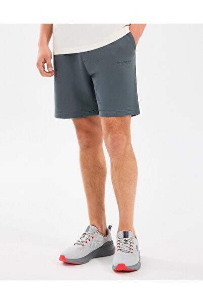 SKECHERS M Essential Sweat Short S2510064 Erkek Şort FÜME