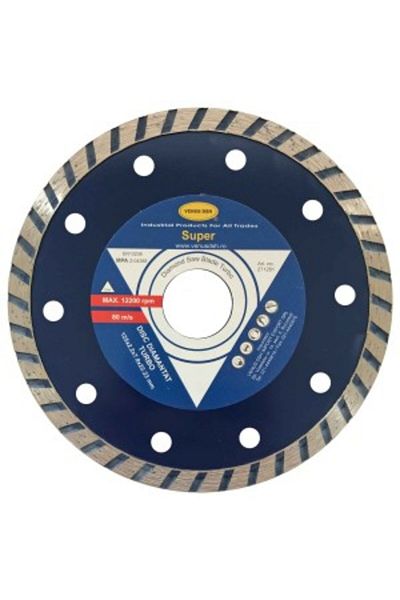 Venus Dsh Turbo Diamond Disc - 115X2.2X7.8X22.23 Mm