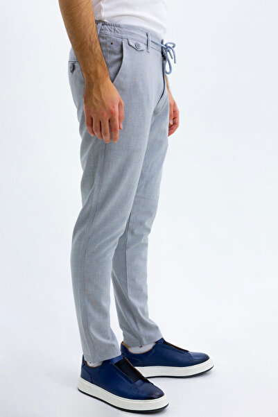 kesiketiket Kesik Etiket Jogger Bez Ayağı Pantolon AÇIK GRİ