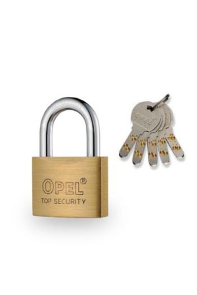 Venus Dsh Brass Padlock Dm-Cr, Fingerprint Key - 50 Mm