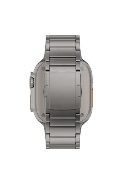 LUVLU Λουράκι τιτανίου υψηλής ποιότητας κατηγορίας 2 για Apple Watch Ultra & Ultra 2 (49mm), με επίστρωση DLC