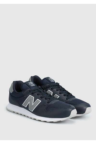 New Balance Suede Mesh Ανδρικά παπούτσια Casual Navy Blue Gm500nwn