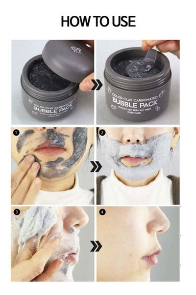 Loveme Lavme Beauty Carbon Bubble Clay Mask