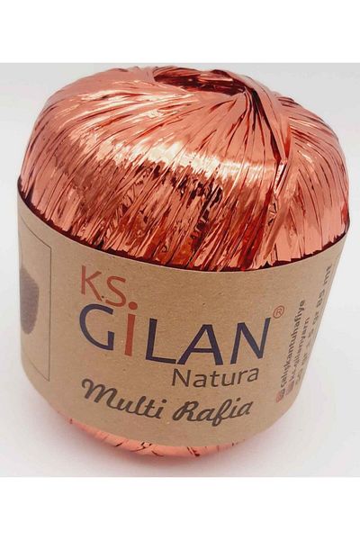 Nusrat Bilişim Bright Tan Colored Bag Accessory - Raffia No:10