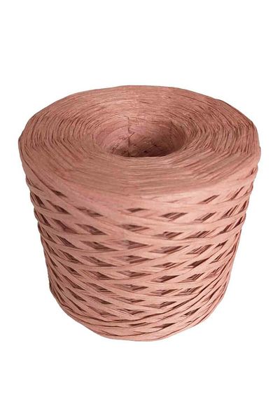 Nusrat Bilişim New Imported Raffia Rope Dusty Rose - Bag Accessory