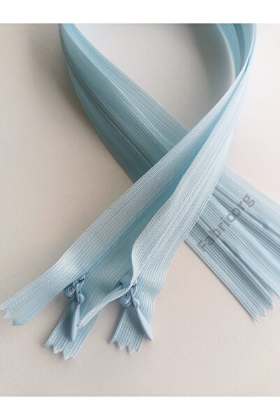 fabricorg Hidden Zipper 40 cm 2 Pieces (Baby Blue)