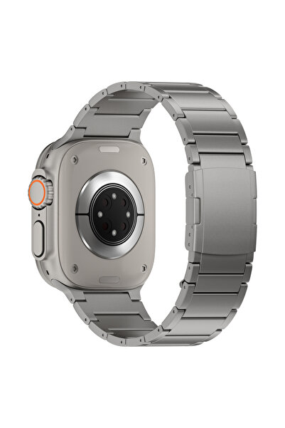 LUVLU Λουράκι τιτανίου υψηλής ποιότητας κατηγορίας 2 για Apple Watch Ultra & Ultra 2 (49mm), με επίστρωση DLC