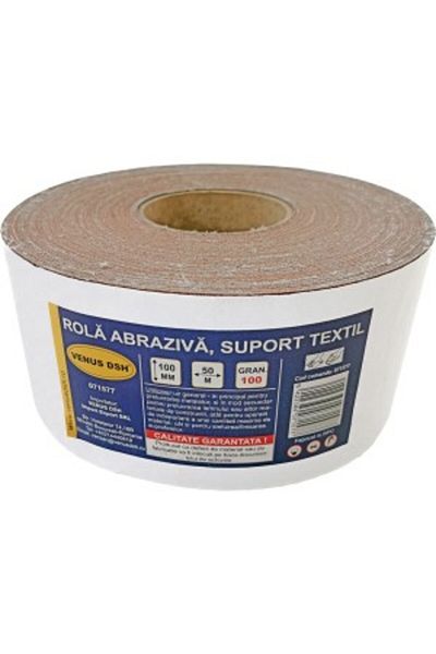 Venus Dsh Abrasive Roll, Textile Backing, 100 (100 Mm X 50 M)