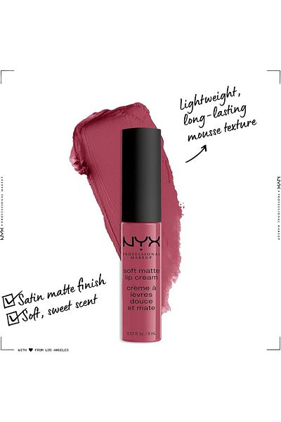 NYX Professional Makeup Soft Matte Lip Cream by NYX Professional Makeup - Shade Sao Paulo 08