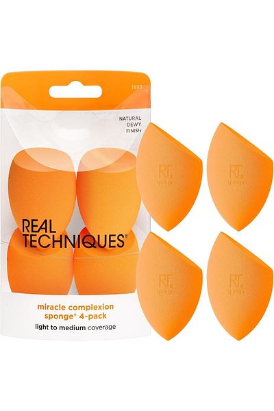 Real Techniques 4-Piece Miracle Complexion Makeup Sponge Set by Real Techniques