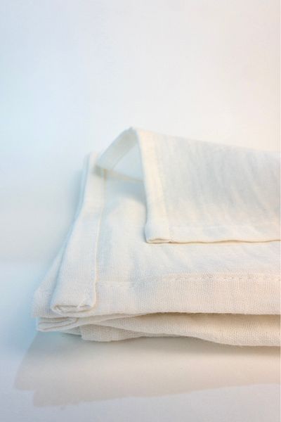 Vita Cherie Set of 2 Muslin Baby Blankets |   100X100Cm |   100% Cotton |   Ecru & Gray |   For Sensitive Skin